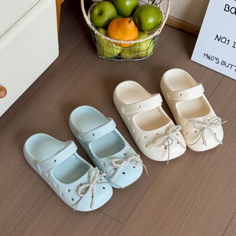Ballet-Style Perforated Shoes for Women, New Summer Product, Popular on Xiaohongshu, Comfortable, Breathable, Eva, Non-Smelly, Non-Slip Sandals Ballet-Style Perforated Shoes for Women, New Summer Product, Popular on Xiaohongshu, Comfortable, Breathable, Eva, Non-Smelly, Non-Slip Sandals