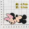 Mickey pink Minnie one piece (height 4.7*width 9.1)
