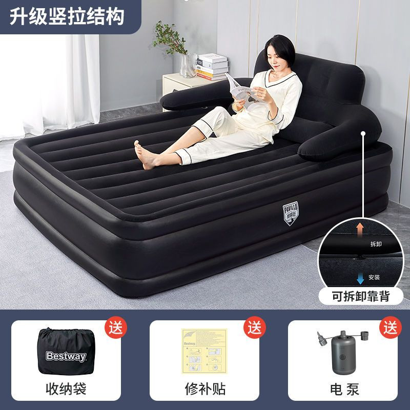 Fábrica directa grosor plegable superior al aire libre cama inflable doble para aumentar el colchón inflable individual conveniente