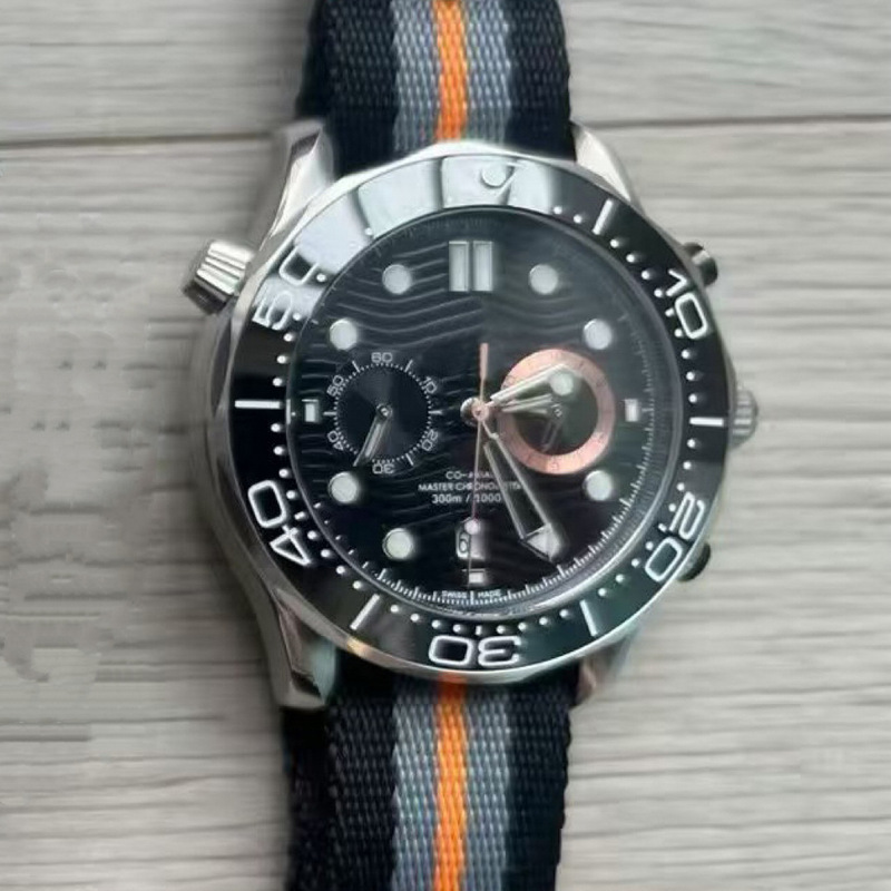 European and American Superocean series multifunctional chronograph moon phase series watch, fully automatic mechanical men's watch, waterproof and luminous