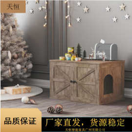 咖啡桌隐藏式猫猫窝茶几式猫砂柜客厅装饰封闭猫砂盆大容量猫砂柜