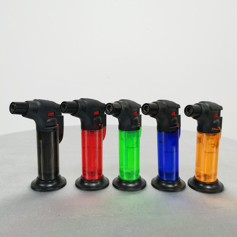 Lightning Shopping Supermarket Supplier Cigar Torch Outdoor Camping Gas Lighter Cigar Direct Injection Lighter