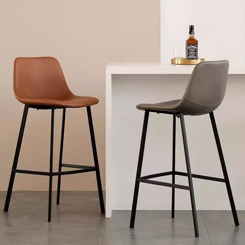 Bar Bar Chair Italian Minimalist Light Luxury High-End Home Kitchen High Stool Modern Simple Bar Chair Backrest Chair