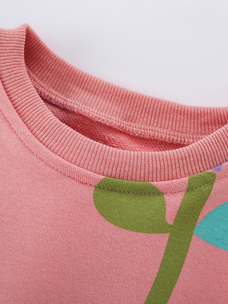 Trajes de niñas malwee transfronterizos otoño y invierno nuevos niños europeos y estadounidenses cuello redondo manga larga lindos dos juegos de niñas pequeñas