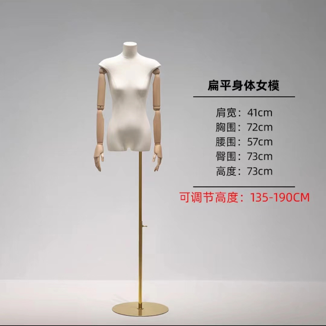 Maniquí Femenino de Medio Cuerpo de Plástico, para Tienda de Ropa image 41