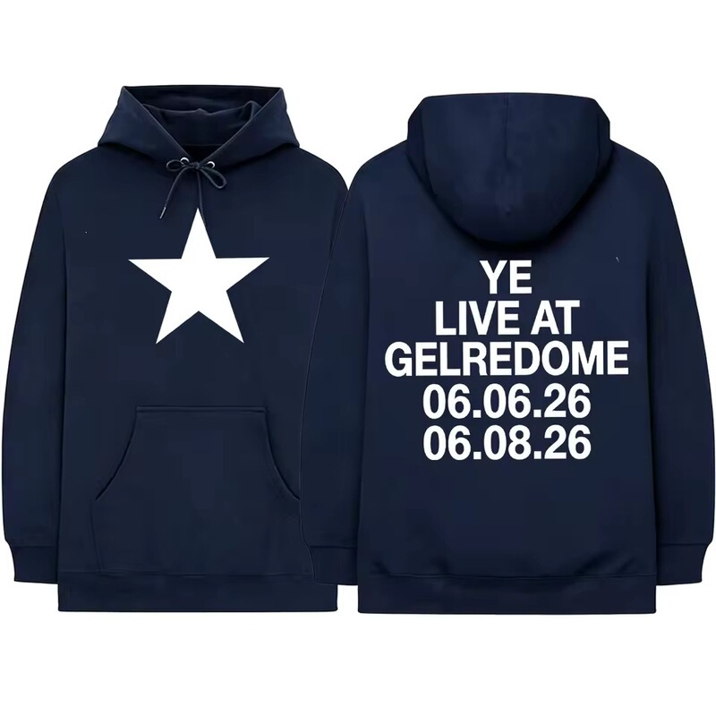 Kanye West Live At Gelredome 2026 concert merchandise: hoodies, men's and women's clothing, fashionable apparel Kanye West Live At Gelredome 2026 concert merchandise: hoodies, men's and women's clothing, fashionable apparel