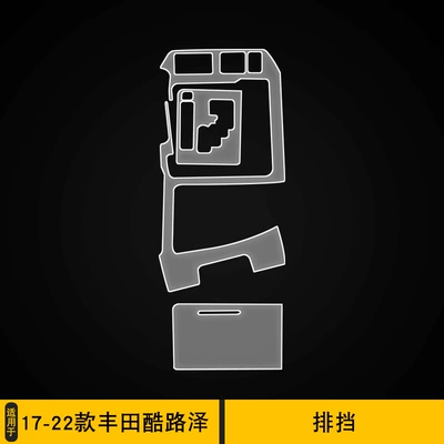 Car interior film Special Screen Central Control Interior - 17-22-land-cruiser-transmission