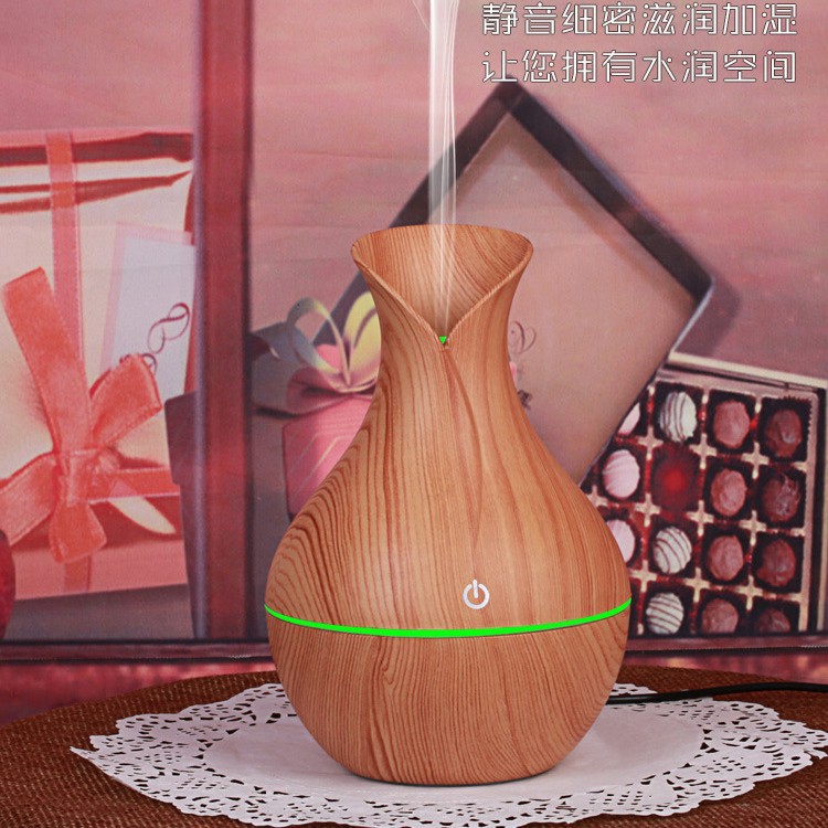 Hot Selling USB Wood Grain Humidifier Wood Grain Aromatherapy Machine Household Air Car Humidification Aromatherapy Machine
