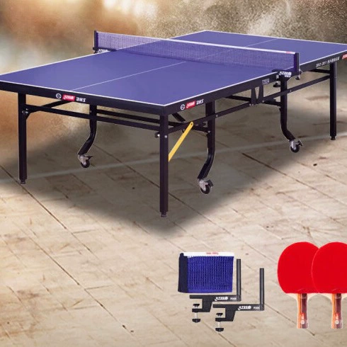 Red Double Happiness настольный теннис складной стандартный профессиональный игровой стол T2024 с сеткой/ракеткой/настольный теннис