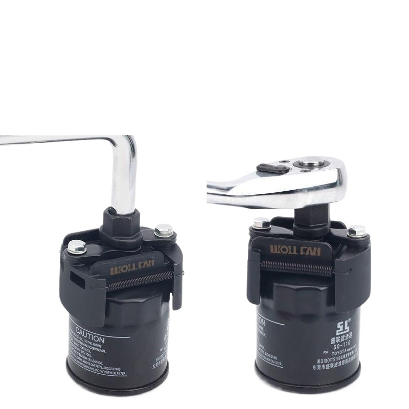 Llave de cartucho de filtro de aceite de motor Llave de cilindro de cilindro de cilindro de motor Herramienta especial para desmontaje y desmontaje de celda de aceite Llave de filtro tipo tapa