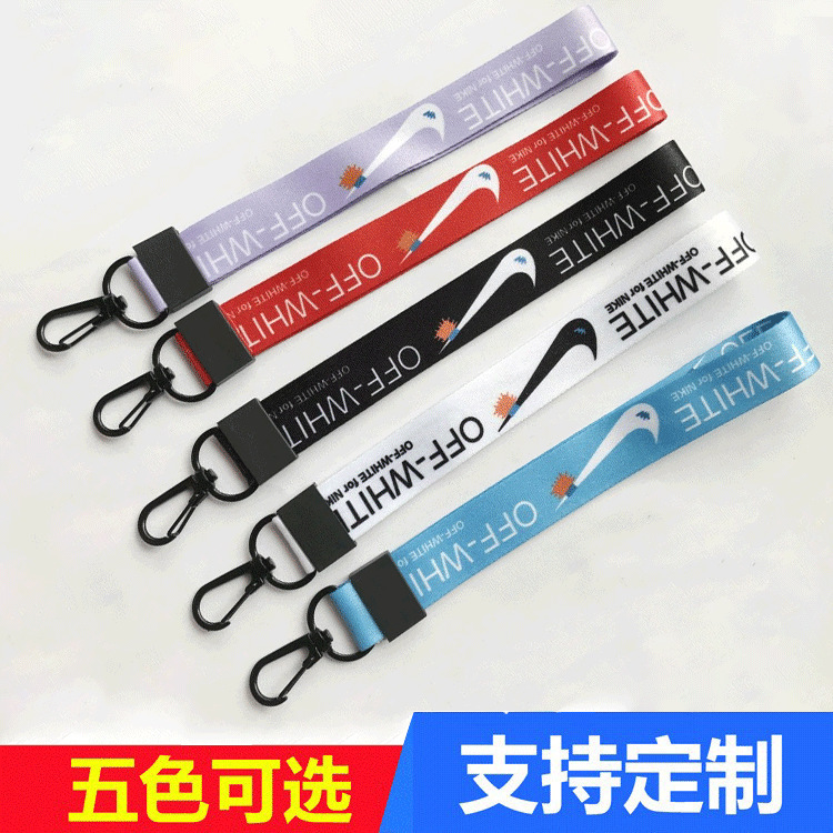 Spot Wholesale AirPods Headphone Shell Mobile Phone Lanyard Export Nike Trendy Brand Hanging Lanyard Rope Can Be Printed with Logo