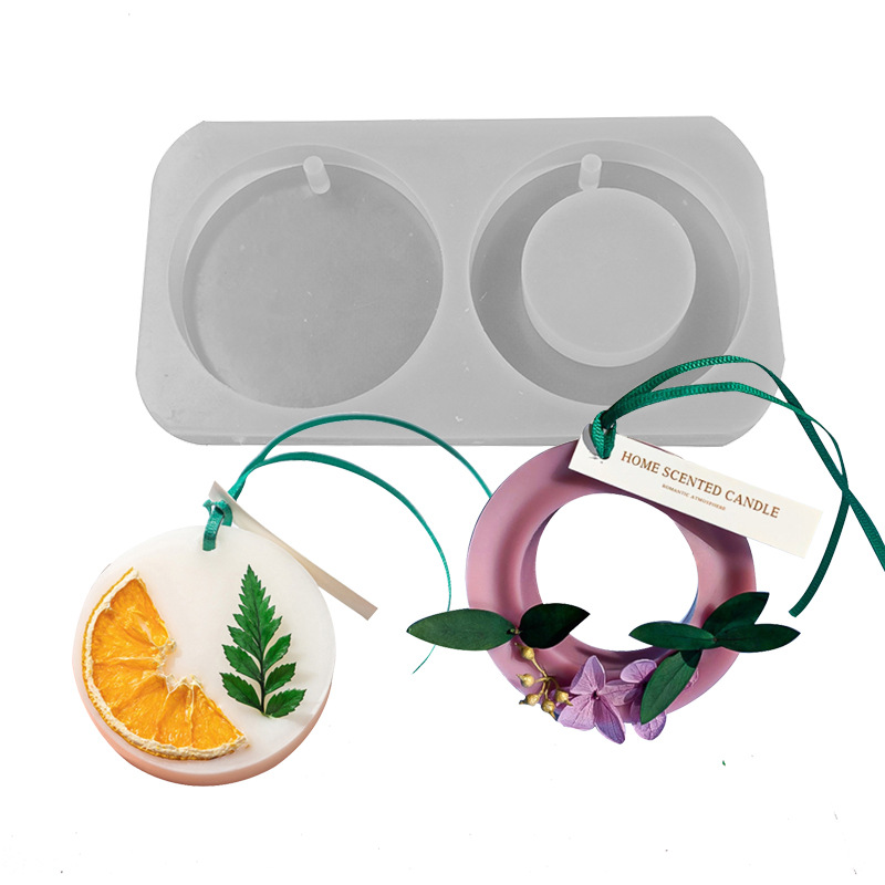 Bricolaje molde de silicona aromaterapia yeso jabón hecho a mano hoja de cera aromaterapia lista molde epoxi utensilios para hornear fabricante