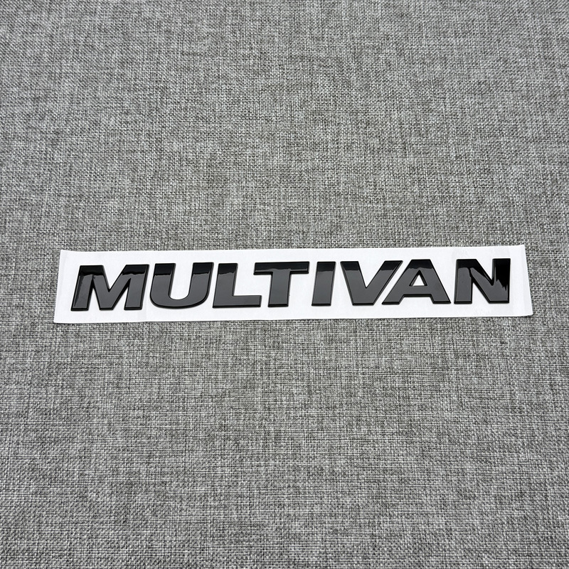 Suitable for Volkswagen Multivan Metway T5 Black Logo Kailuwei T6 Mid-Grid Tail Logo Modified Black Car Logo