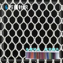 经编布颜色加硬a011全涤纶六角网眼鞋材箱包针织染色网眼布小眼