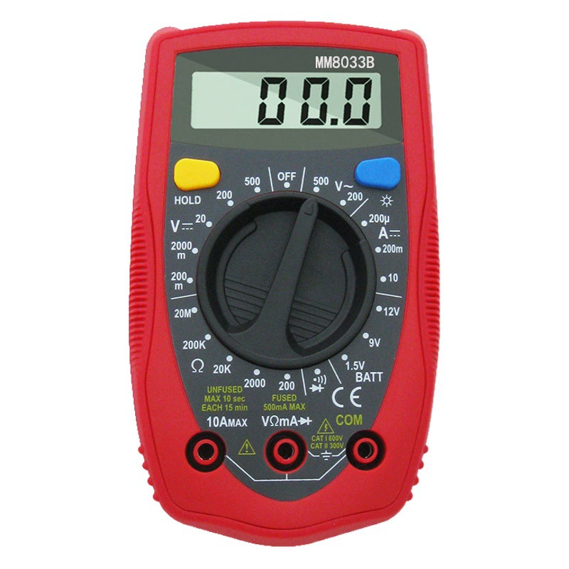 DT33B/D портативный цифровой мультиметр с подсветкой высокой четкости, высокоточный Универсальный Карманный счетчик, домашний цифровой дисплей