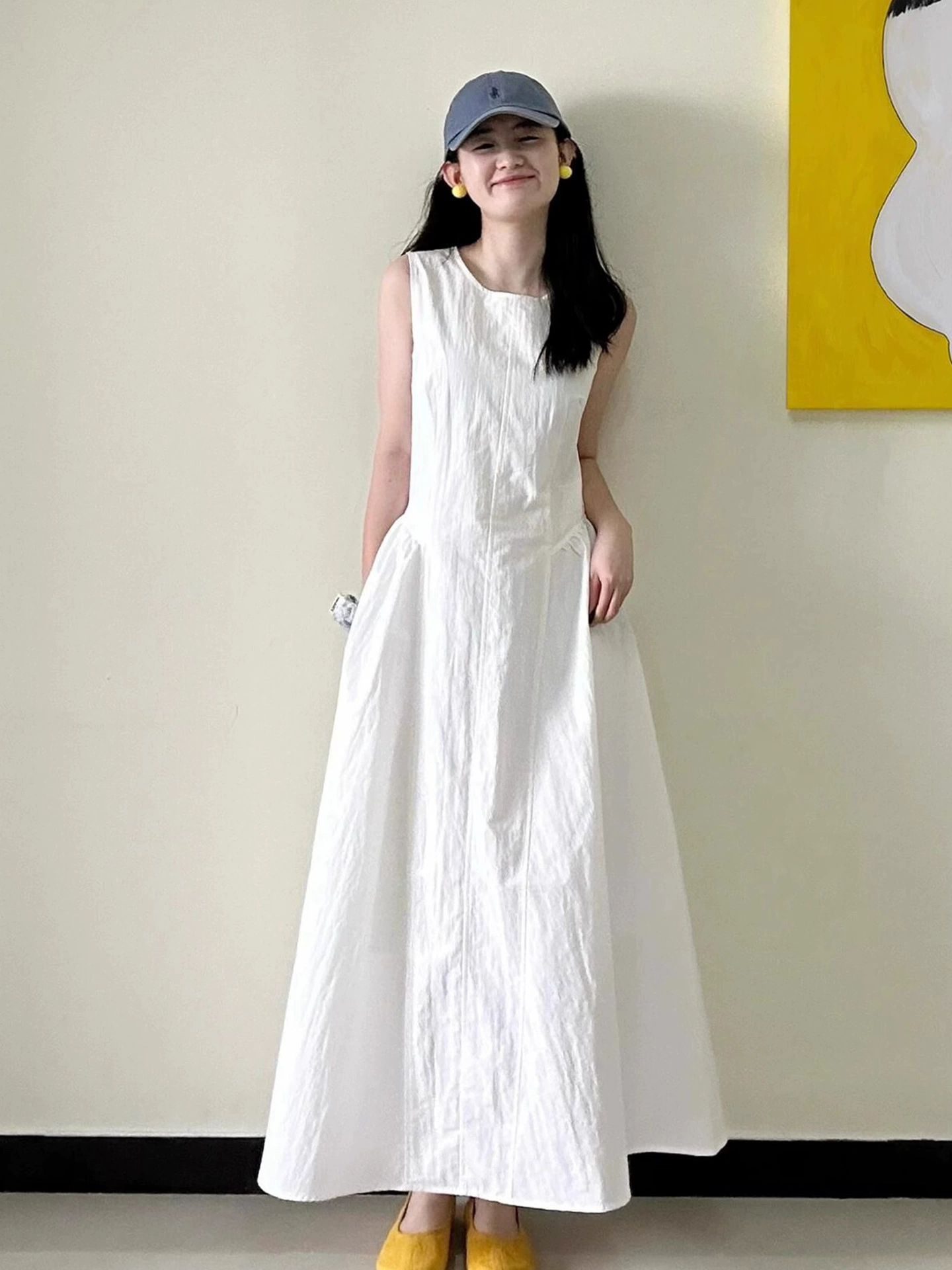 Летнее платье 2025 года, белое, без рукавов, для женщин, красивое длинное платье для отдыха на море