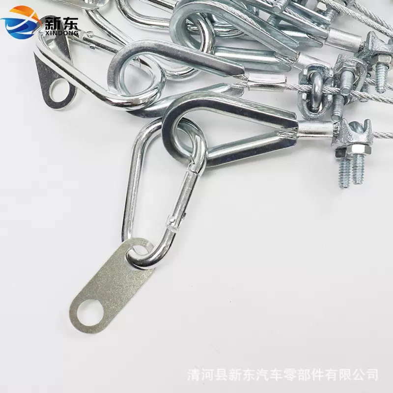 防爆防磨不锈钢丝安全绳防脱链拉索 定制户外逃生高空作业失手绳