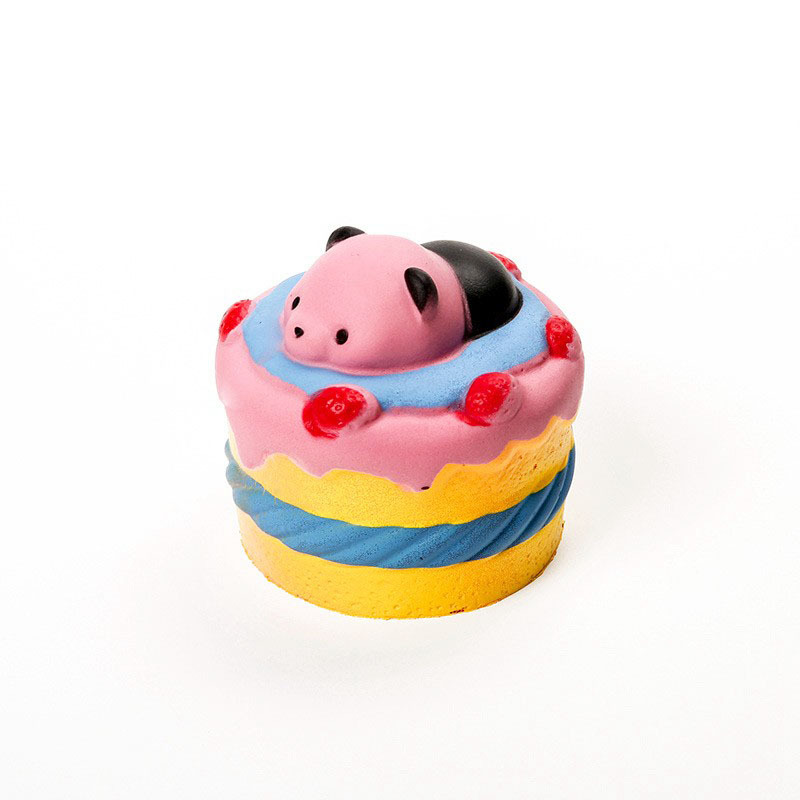 Squishy lento rebote unicornio ventilación descompresión accesorios de juguete Nuevo juguete de rebote lento hamburguesa pastel