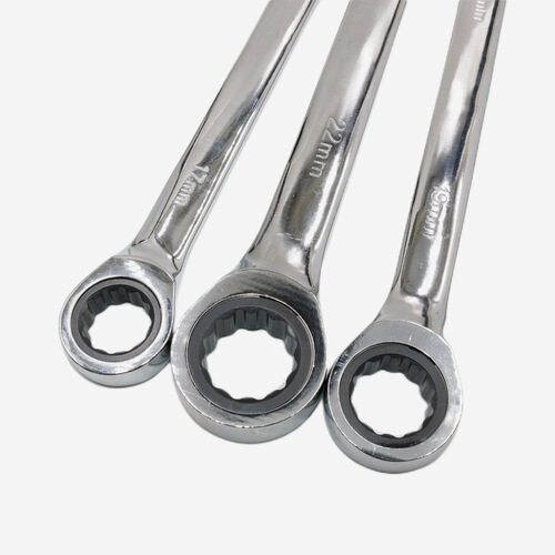 Wholesale 8-24 dual-purpose plum blossom open ratchet wrench chrome vanadium steel multi-functional fast mirror wrench double-headed tool