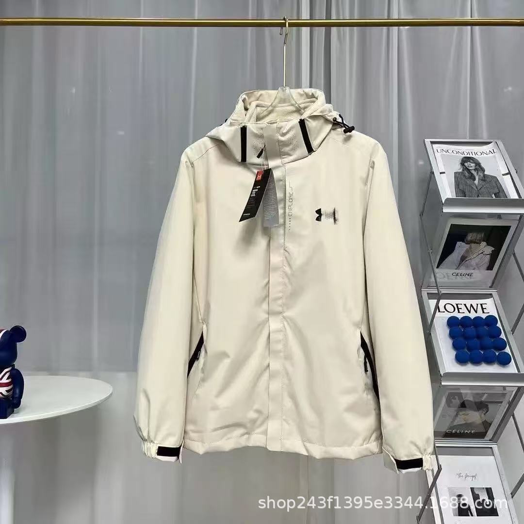 Three-label cross-border high-quality Ander spring and autumn windproof and waterproof three-in-one windproof jacket for men and women.