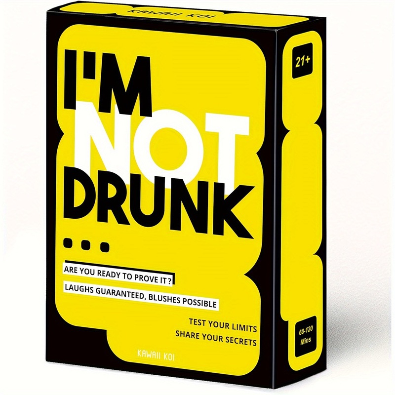 全英文版I‘M NOT DRUNK 我不要喝酒 喝酒游戏聚会桌游|undefined
