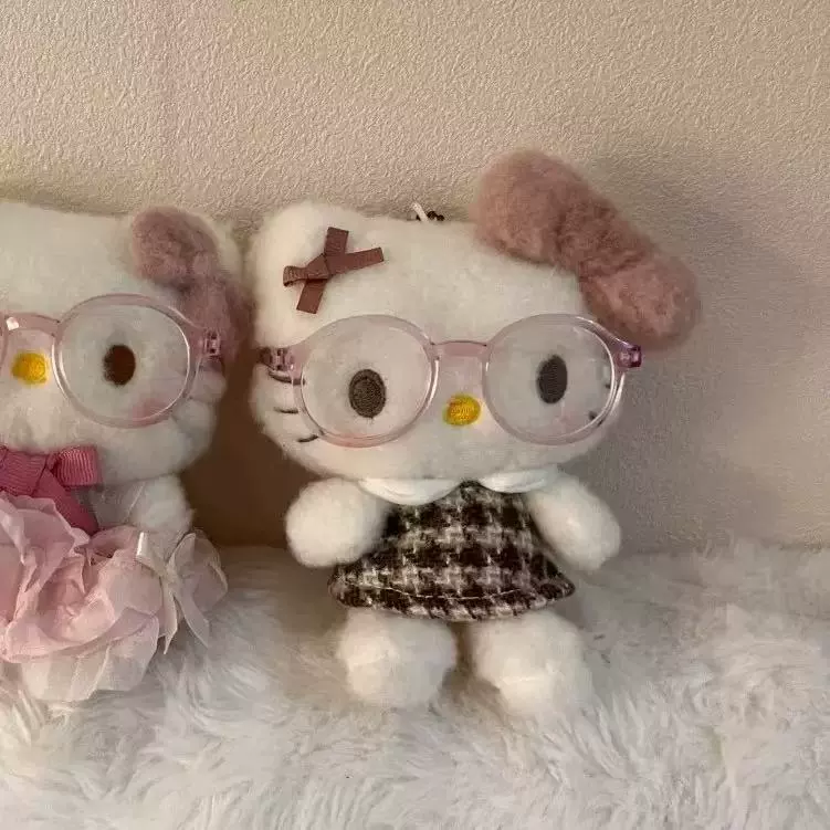 Плюшевый брелок (Sanrio) Hello Kitty, плюшевая кукла-талисман, размеры 10–16 см