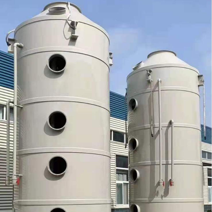 厂家供应 PP喷淋塔 PP喷淋塔废气洗涤塔 酸雾净化塔/脱硫塔除尘塔