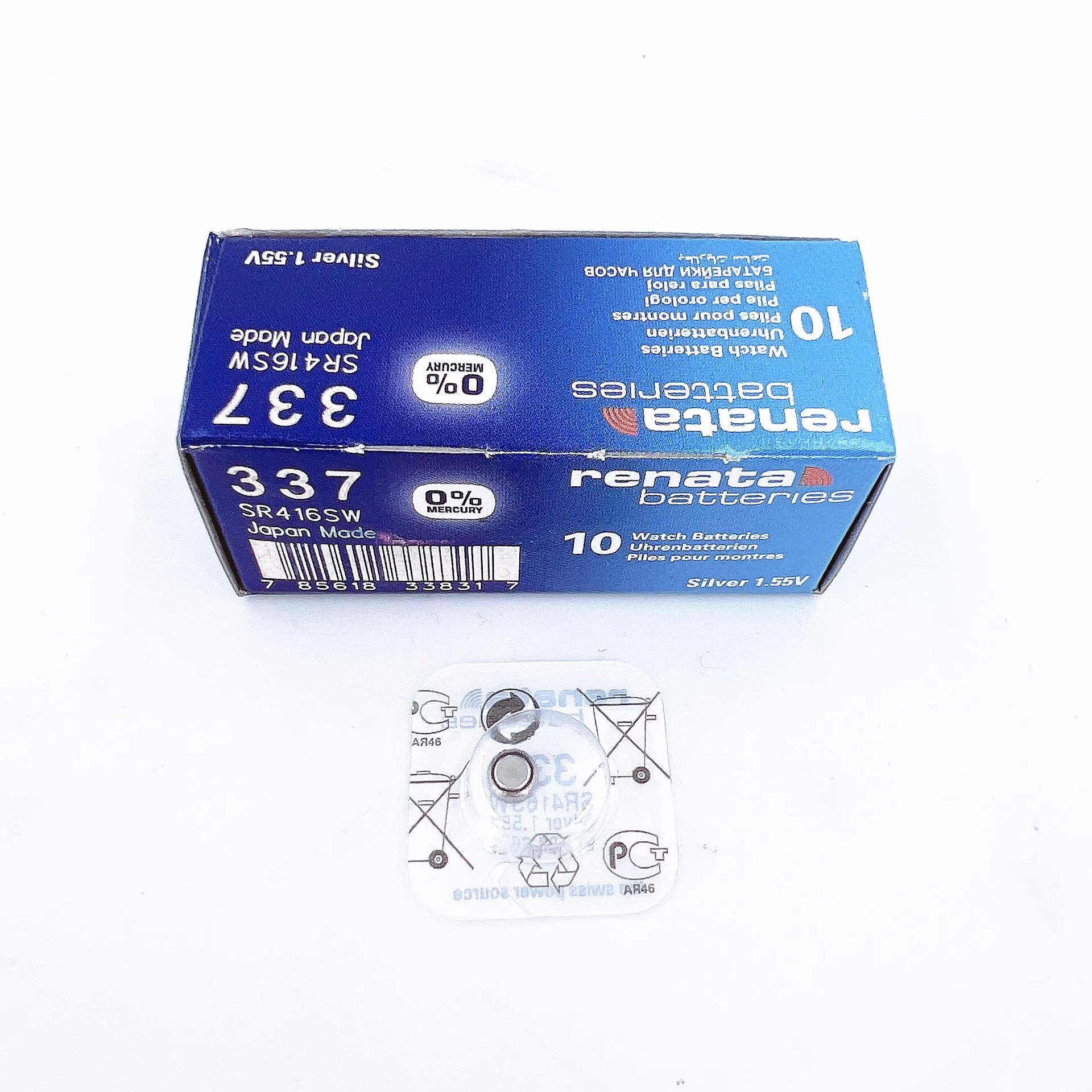 原装正品瑞士337 SR416SW电池 337纽扣电池1.55V手表电池