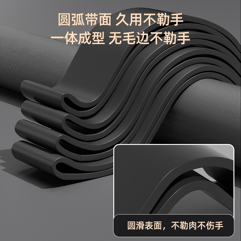 TPE 2080瑜伽弹力拉力带健身田径训练阻力带多功能塑胸拉力器厚圈 2