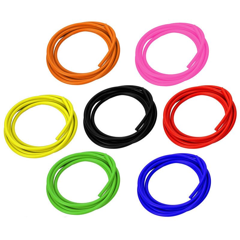 Car Modified Air Intake Heating Duct Colorful Hose Silicone Rubber Tube Vacuum Tube 3mm Inner Diameter Thickness 2mm