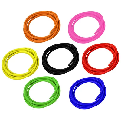 Car Modified Air Intake Heating Duct Colorful Hose Silicone Rubber Tube Vacuum Tube 3mm Inner Diameter Thickness 2mm (automobile water pipe)