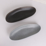 复古不规则陶瓷盘子酒店菜盘日式寿司盘家用陶瓷餐具冷菜盘甜品盘