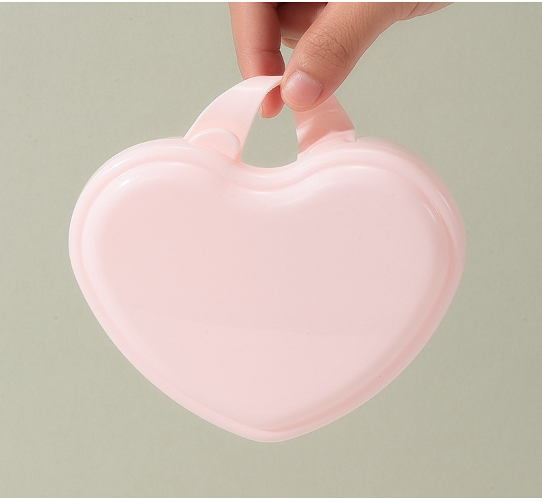 LMLTOP Heart-shaped Mask Bowl Set of 5 pieces, Dust-proof mask mixing Bowl with Lid, DIY mud mask tool SY442 undefined
