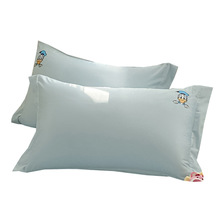 BK9K批发夏天冰丝枕头套一对家用儿童枕芯内胆套双人学生单人水洗