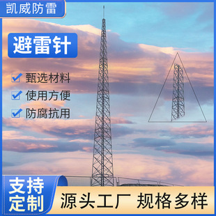 GFL Series Lightning Rod 25 m Lightning Rod GFL1-6 Steel Structure Flash Tower Production Sales Installation