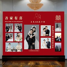 婚庆背景布广告布店铺门面商场装修围挡设计开业户外喷绘广告布