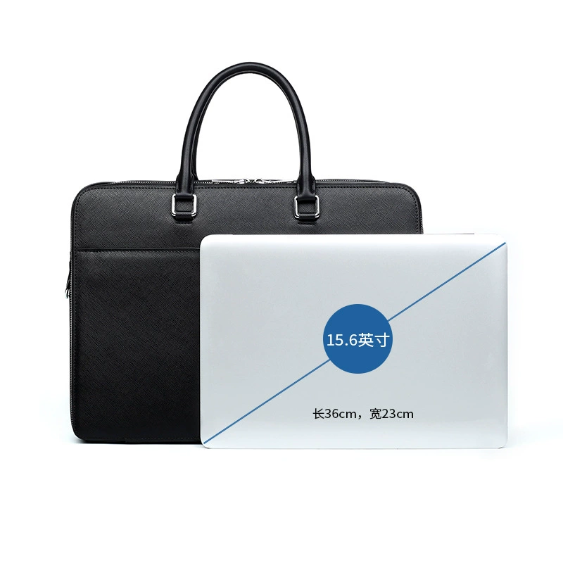 Fashionable trend capacious universal bag, genuine leather