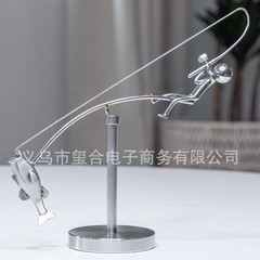 跨境新品The Fisherman Balancing Sculpture 渔夫平衡雕塑摆件