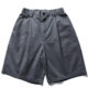 Japanese Style Retro Ameli Heavy Washed Double Pleat Tooling Shorts Men's and Women's Loose Cotton Five-point Casual Pants Mid-length Pants