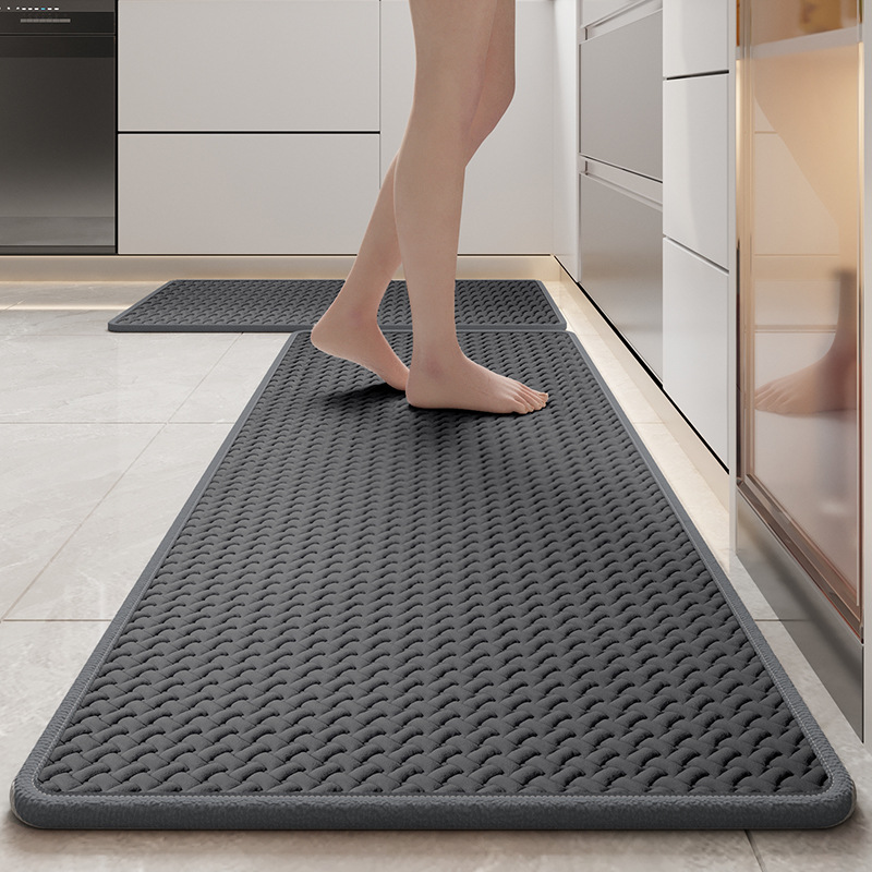 厨房地垫防滑地毯垫防油防水厨房专用2025新款家用长条吸水脚垫子