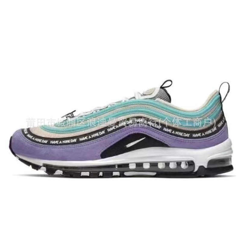 外贸纯原air max97气垫鞋减震透气轻便防滑增高软底男女跑步鞋|undefined