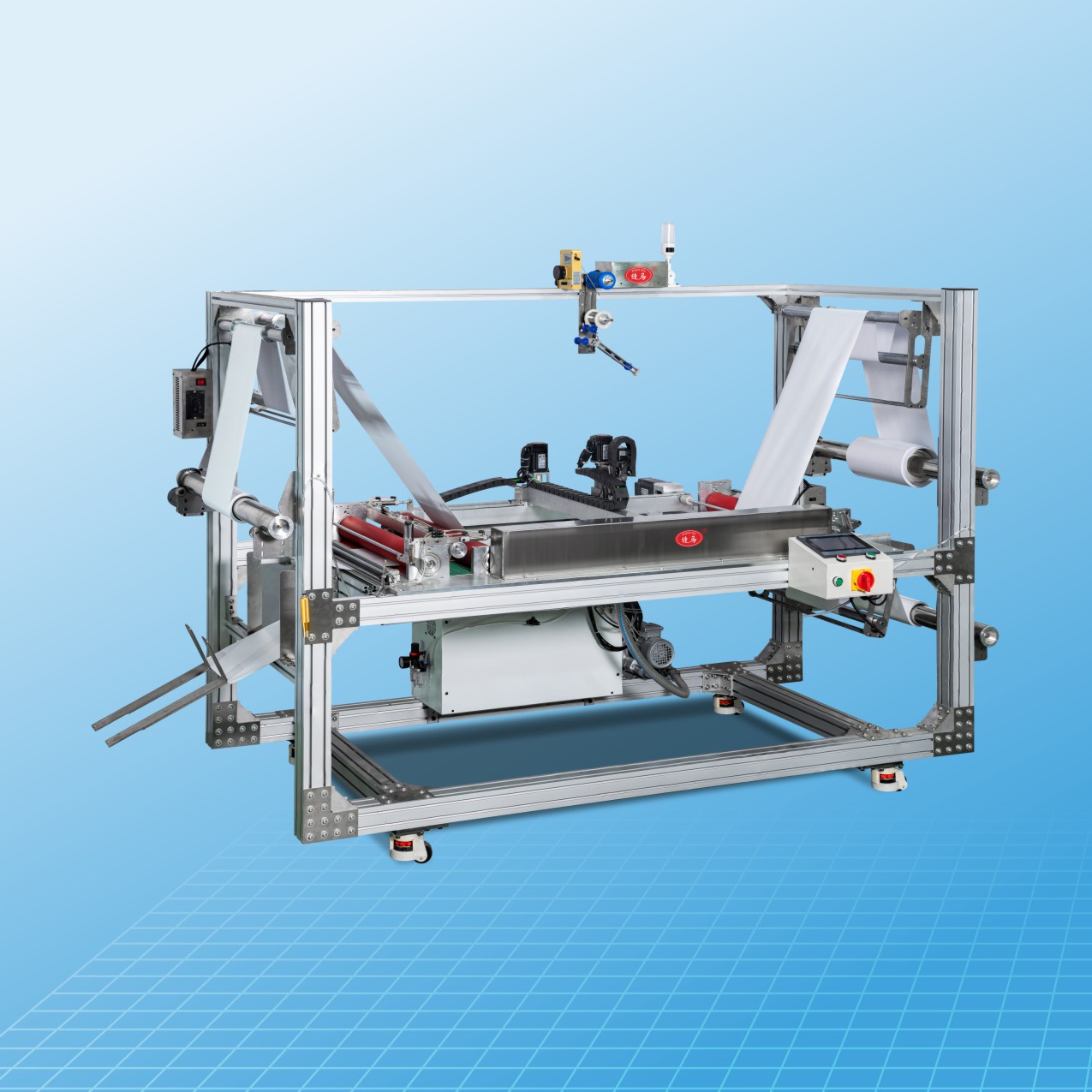 Fabrica de Dongguan suministra directamente cubierta automática de inodoro de película antifumble de goma de mascota de silicio de alambre de silicio máquina de línea de calentamiento