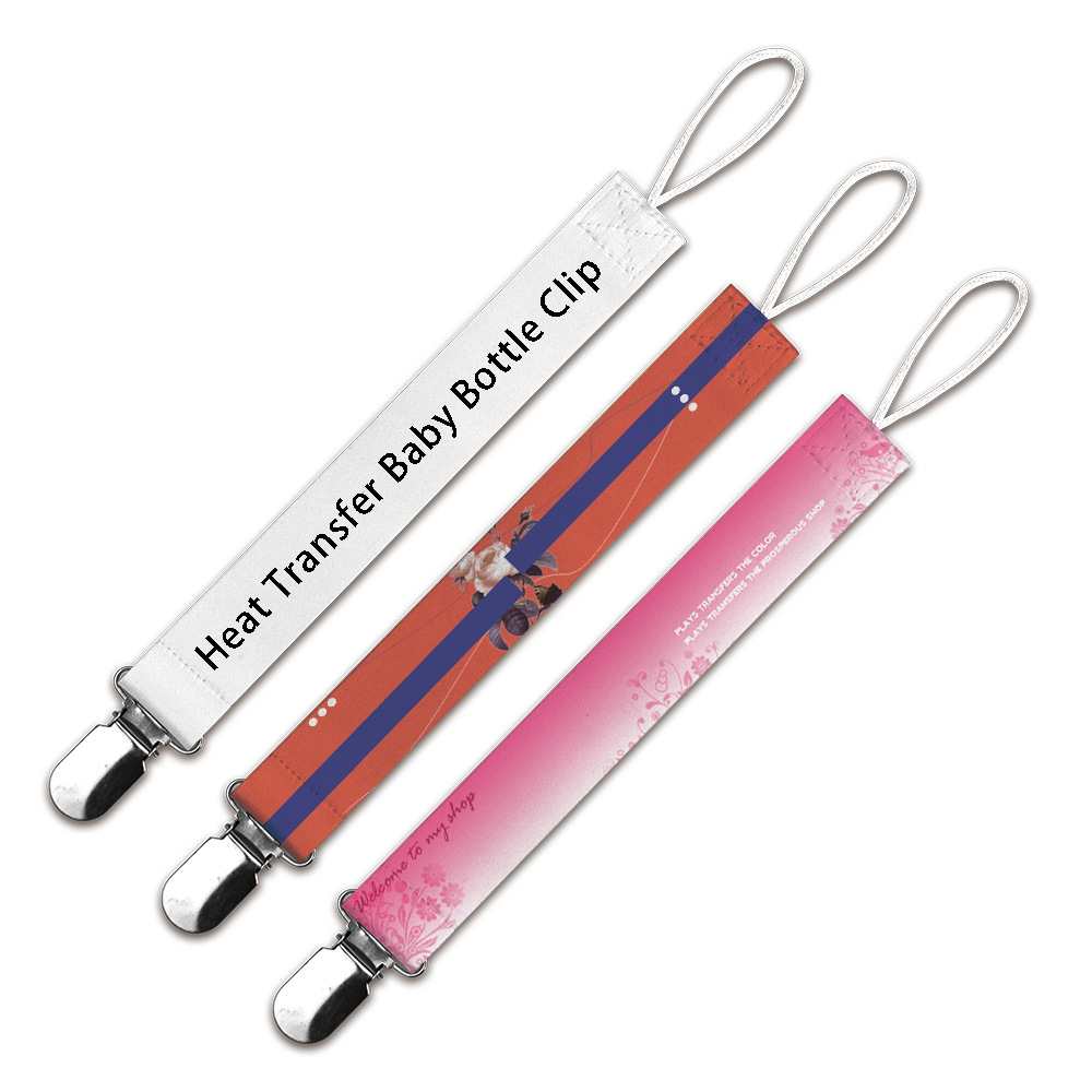 Nuevo producto al por mayor transferencia térmica bebé pezón clip