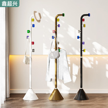 女生卧室落地衣架立式挂衣架幸运草挂钩挂包架入户转角网红大衣架