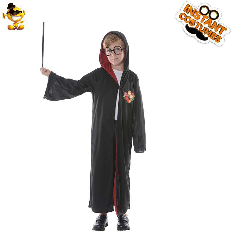 Halloween niños película y televisión clásico mago cos traje niño asistente rendimiento traje
