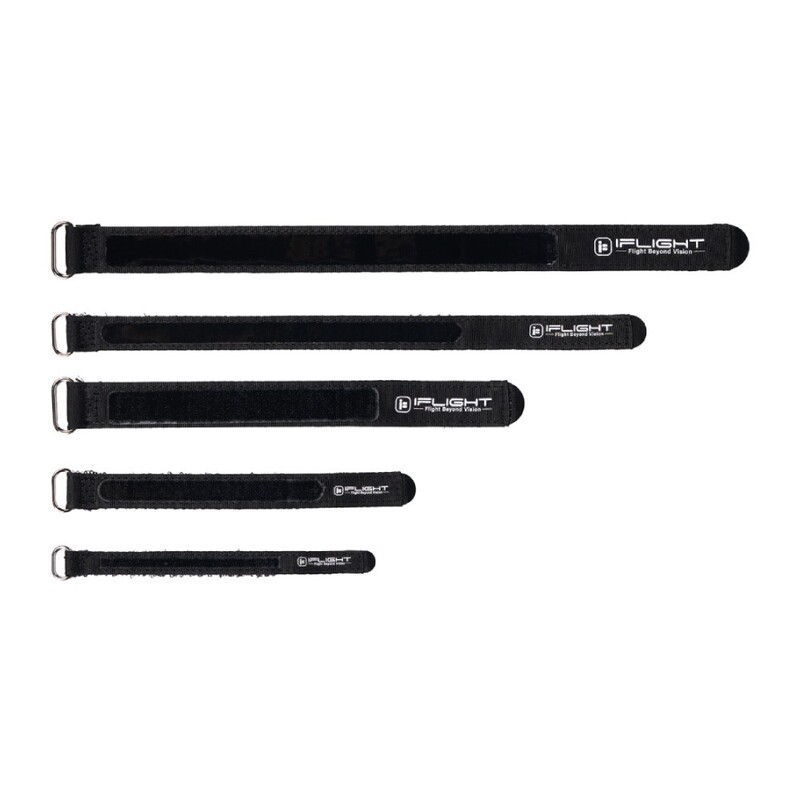 Iflgiht Flying Drone Battery Strap Velcro Model Aircraft Battery Anti-Slip Strap (5 Pieces/Pack)