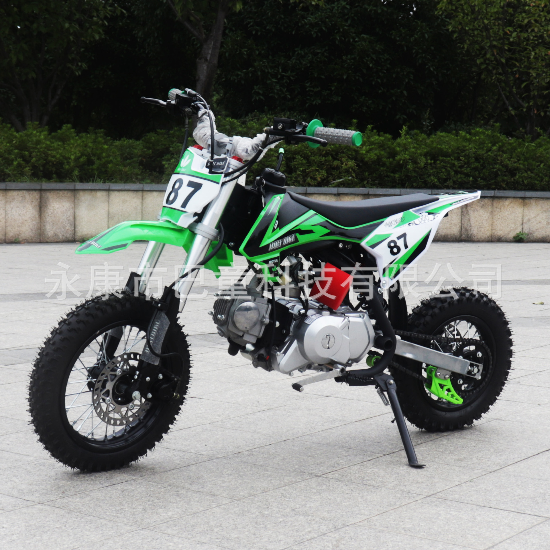 Foreign Trade Export Large Children's Version of Medium-Sized 125Cc Pure Gasoline Motorcycle Youth Two-Wheeled Motorcycle Mountain Off-Road Vehicle