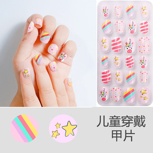 Children's Wearing Nail Patch Children's Nail Patch Cartoon Santa Claus Unicorn Patch Children's Toy Gift