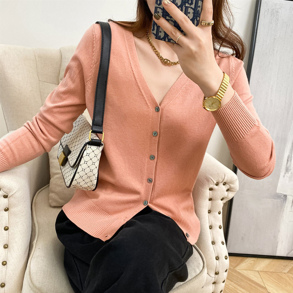 Knitted autumn base sweater