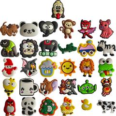 卡通系列球類洞洞鞋鞋花鞋扣 亞馬遜組合套裝貼片 可拆卸配飾